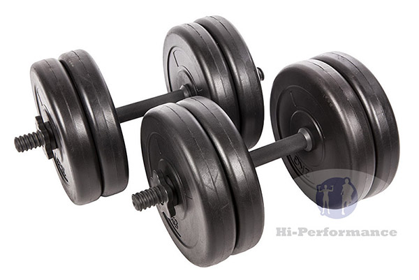 20kg 30kg 40kg 50kg Dumbbell Free Weights Sets With Black Bar Dumbell ...